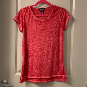 Heather red t-shirt